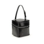 Maison Margiela Black Calf Leather Bos Taurus Backet Bag - Image 2