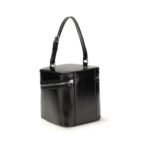 Maison Margiela Black Calf Leather Bos Taurus Backet Bag - Image 3
