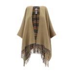 Burberry Brown Merino Wool Scarf