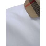 Burberry White Cotton Polo Shirt - Image 3
