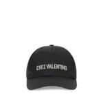 Valentino Garavani Black Cotton Cap (Baseball Hat)