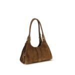 Geantă Prada Suede Shoulder Maro din Piele - imagine 3