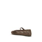 Prada Brown Cotton Ballet Flats - Image 3