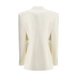 Gabriela Hearst Beige Fleece Wool Blazer - Image 2