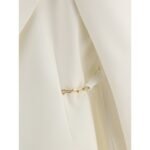 Gabriela Hearst Beige Fleece Wool Blazer - Image 3