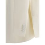 Gabriela Hearst Beige Fleece Wool Blazer - Image 4