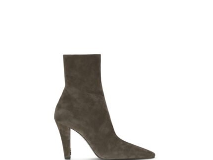 Botine Saint Laurent Gri din Piele