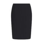 Saint Laurent Black Viscose Skirt