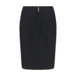 Saint Laurent Black Viscose Skirt - Image 2