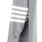 Thom Browne Gray Cotton Cardigan - Image 3