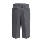 Thom Browne Gray Wool Bermuda Shorts - Image 2