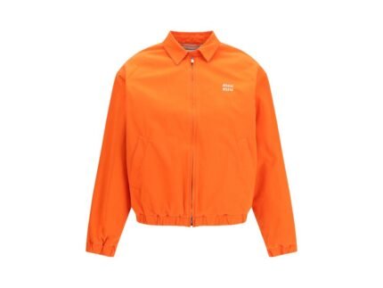 Miu Miu Orange Cotton Bomber