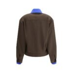 Miu Miu Brown Fleece Wool Bomber - Image 2