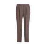 Brunello Cucinelli Gray Acetate Casual Pants