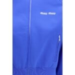 Miu Miu Blue Polyamide Sweatshirt - Image 3
