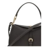 Etro Brown Calf Leather Bos Taurus Shoulder Bag - Image 4