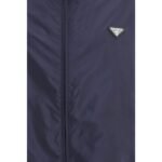 Prada Blue Recycled Polyamide Shell Jacket - Image 5