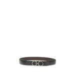 Ferragamo Black Leather Regular Belt - Image 2