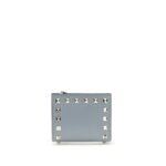 Portofel Valentino Garavani Rockstud Albastru din Piele