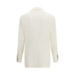 Brunello Cucinelli White Linen Blazer - Image 2