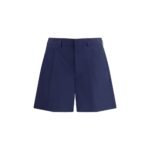 Prada Blue Cotton Bermuda Shorts