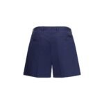 Prada Blue Cotton Bermuda Shorts - Image 2