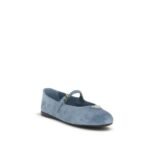 Prada Blue Goatskin Ballet Flats - Image 2