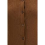 Prada Brown Fleece Wool Cardigan - Image 3