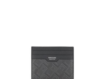 Portofel Ferragamo Gri din Piele