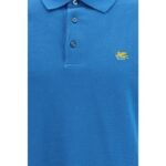Etro Blue Cotton Polo Shirt - Image 3