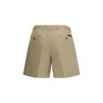 Prada Beige Cotton Bermuda Shorts - Image 2