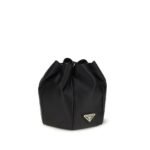 Prada Black Silk Backet Bag - Image 2