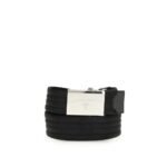 Prada Black Polyester Thin Belt