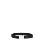 Prada Black Polyester Thin Belt - Image 2