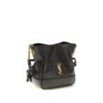 Saint Laurent Black Lamb Ovis Aries Aries Shoulder Bag - Image 2