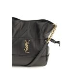 Saint Laurent Black Lamb Ovis Aries Aries Shoulder Bag - Image 4