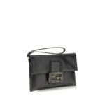 Fendi Black Calf Leather Bos Taurus Clutch Bag - Image 2
