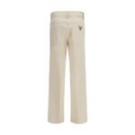 Valentino Beige Cotton Flared Jeans - Image 2