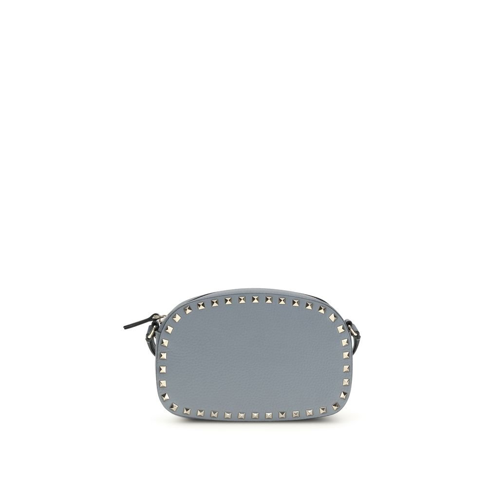 10395968.jpeg Valentino Garavani Blue Calf Leather Bos Taurus Shoulder Bag - Image 1