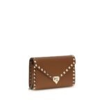 Valentino Garavani Brown Calf Leather Bos Taurus Wallet - Image 2