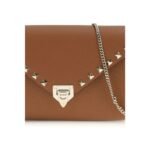 Valentino Garavani Brown Calf Leather Bos Taurus Wallet - Image 4