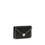 Valentino Garavani Black Calf Leather Bos Taurus Wallet - Image 2