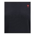 Ami Paris Black Merino Wool Sweatshirt - Image 3