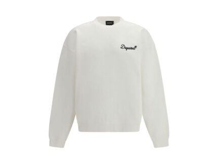 Dsquared² White Cotton Sweatshirt