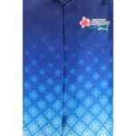 Casablanca Blue Silk Pattern Shirt - Image 3