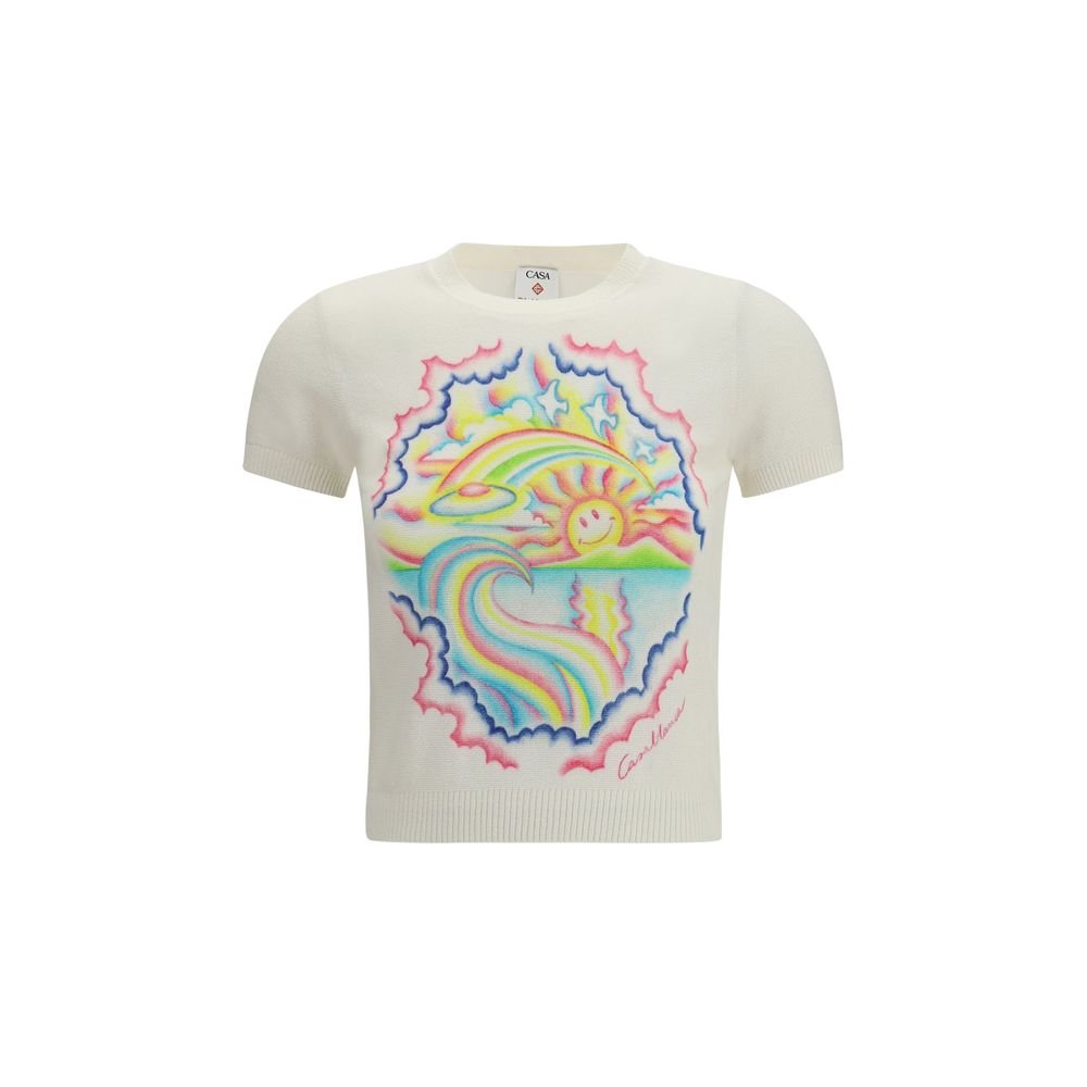 10396834.jpeg Casablanca Multicolor Cotton T-Shirt - Image 1