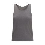 Brunello Cucinelli Gray Cashmere Tank Tops