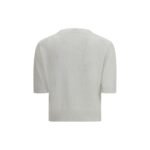 Brunello Cucinelli White Cotton Sweatshirt - Image 2