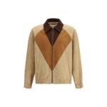 Valentino Brown Goatskin Biker Jacket