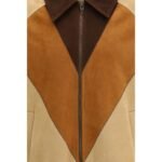 Valentino Brown Goatskin Biker Jacket - Image 3